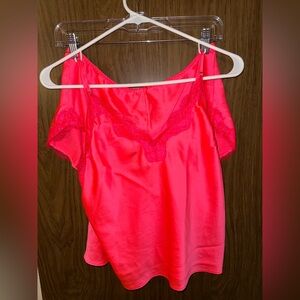 Victoria’s Secret coral satin sleep set size large